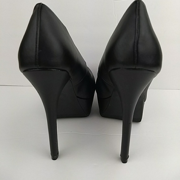 Isenboye Black Platform Pumps Size 8.5 - Picture 4 of 8